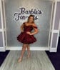 Corset Off-the-shoulder Taffeta Ruffle Skater Homecoming Dresses