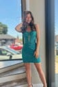 Corset Bodycon Strapless Lace Cut Out Homecoming Dresses