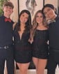 Petite Tight Satin V-neck Appliques Homecoming Dresses