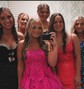 Corset Fuchsia Skater Taffeta Bow Beaded Homecoming Dresses