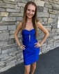 Sweetheart Satin Ruched Bodycon Homecoming Dresses