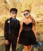 Corset Skater Tulle Appliques Tiered Homecoming Dresses