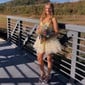 Corset Skater Tulle Appliques Tiered Homecoming Dresses