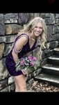 V-neck Bodycon Velvet Beaded Homecoming Dresses