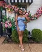 Corset Bodycon Satin Strapless Homecoming Dresses