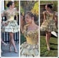 Corset Off-the-shoulder Metallic Skater Tiered Homecoming Dresses