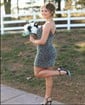 Unique Strapless Tight Pearl Homecoming Dresses
