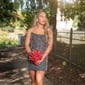 Unique Strapless Tight Pearl Homecoming Dresses