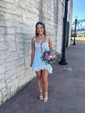 Sparkly Off-the-shoulder Lace Bodycon Ruffle Homecoming Dresses