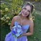 Corset V-neck Glitter Tulle Appliques Skater Homecoming Dresses