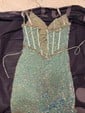 Corset V-neck Velvet Sequin Bodycon Beaded Homecoming Dresses