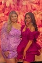 Unique Off-the-shoulder Taffeta Tiered Skater Homecoming Dresses