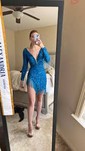 Sparkly Burgundy Bodycon Sequin Fringe Homecoming Dresses