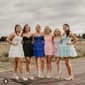Unique Skater Tulle One Shoulder Cut Out Homecoming Dresses