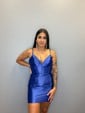 Corset Bodycon V-neck Satin Homecoming Dresses