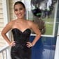 Corset Strapless Metallic Ruched Bodycon Homecoming Dresses