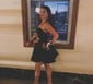 Unique Pink Skater Cut Out Homecoming Dresses