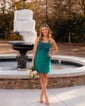 Corset Strapless Satin Bodycon Beaded Homecoming Dresses