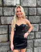 Corset Strapless Metallic Ruched Bodycon Homecoming Dresses