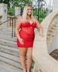 Corset V-neck Satin Bodycon Beaded Homecoming Dresses