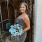 Unique Strapless Tight Pearl Homecoming Dresses
