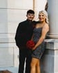 Unique Strapless Tight Pearl Homecoming Dresses