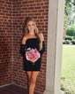 Beaded Bodycon Ruched Homecoming Dresses