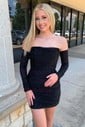 Beaded Bodycon Ruched Homecoming Dresses