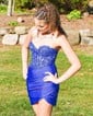 Corset Strapless Tight Appliques Homecoming Dresses