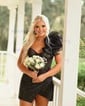 Sparkly Corset Bodycon V-neck Satin Beaded Homecoming Dresses