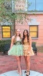 Corset Strapless Glitter Skater Tiered Homecoming Dresses