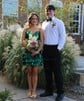 Unique V-neck Metallic Bodycon Tiered Homecoming Dresses