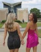 Elegant Black Bodycon Satin Appliques Ruched Homecoming Dresses