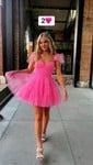 Sweet A-line Sweetheart Tulle Homecoming Dresses