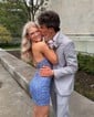 Corset Bodycon Strapless Lace Cut Out Homecoming Dresses