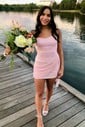 Trendy Strapless Ruched Bodycon Homecoming Dresses