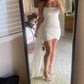 Trendy Strapless Ruched Bodycon Homecoming Dresses
