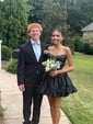 Corset Skater Taffeta Strapless Ruffle Homecoming Dresses with Bow