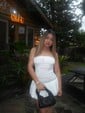 Petite White Fitted Ruched Homecoming Dresses