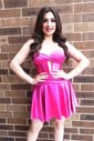 Corset Skater Satin Sweetheart Ruched Homecoming Dresses