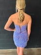 Corset V-neck Velvet Sequin Bodycon Beaded Homecoming Dresses