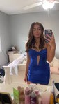 Cut Out Strapless Bodycon Satin Ruched Corset Homecoming Dresses