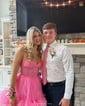 Strapless Tulle Corset Ruffle Homecoming Dresses with Appliques