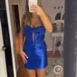 Cut Out Strapless Bodycon Satin Ruched Corset Homecoming Dresses