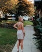 Sparkly Black Sequin One Shoulder Cut Out Homecoming Dresses