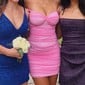 Cute Off-the-shoulder Ruched Bodycon Homecoming Dresses