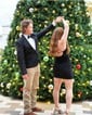 Cute Strapless Sequin Tulle Bodycon Homecoming Dresses