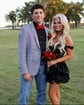 Corset Off-The-Shoulder Tiered Ruffle Homecoming Dresses