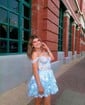 Corset Off-The-Shoulder Tiered Ruffle Homecoming Dresses