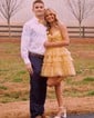 Unique Skater Tulle One Shoulder Cut Out Homecoming Dresses